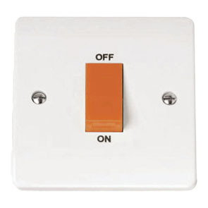 45A Cooker Switch With 13A Switched Socket Socket Outlet