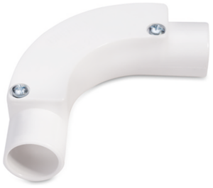 PVC Conduit 25mm Inspection Bends White