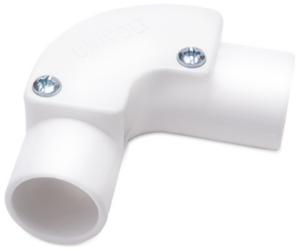 PVC Conduit Inspection Elbows 25mm White
