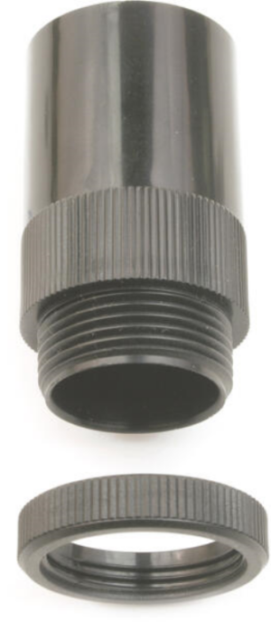 PVC Conduit 20mm Male Adaptors Black