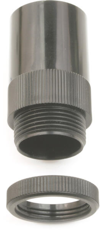 PVC Conduit 20mm Male Adaptors Black