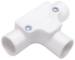 PVC Conduit 25mm Inspection Tees White