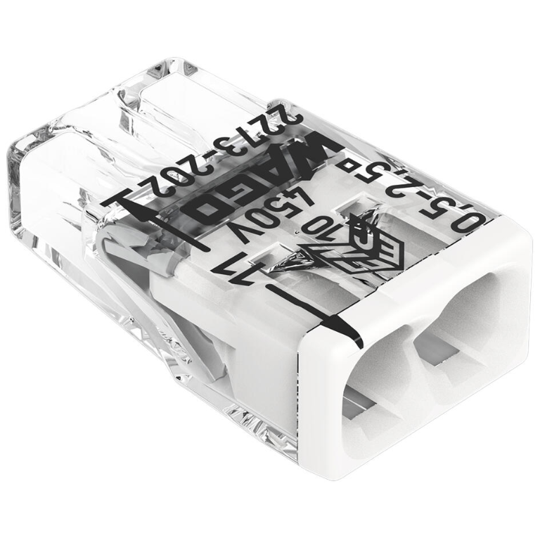 Mini 2.5mm2 Push Wire Connector 2 Pole Box Box Of 100 - Image 2
