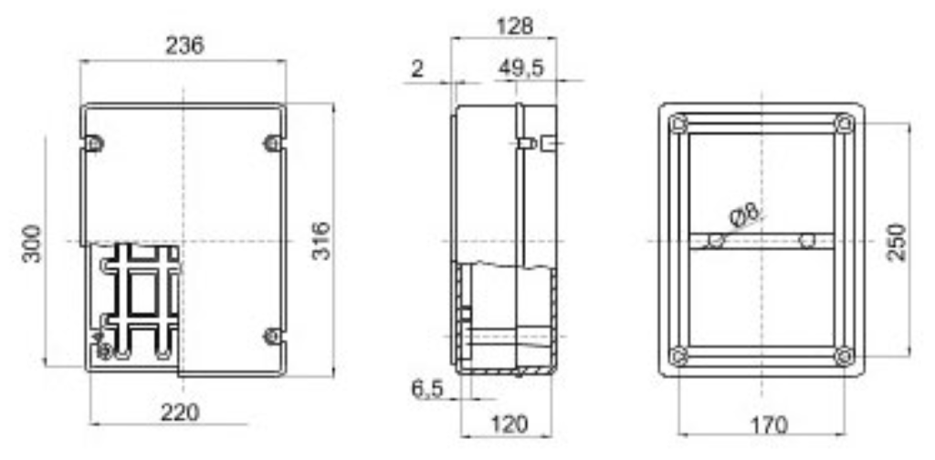 Enclosure IP56 300X220X120 - Image 2