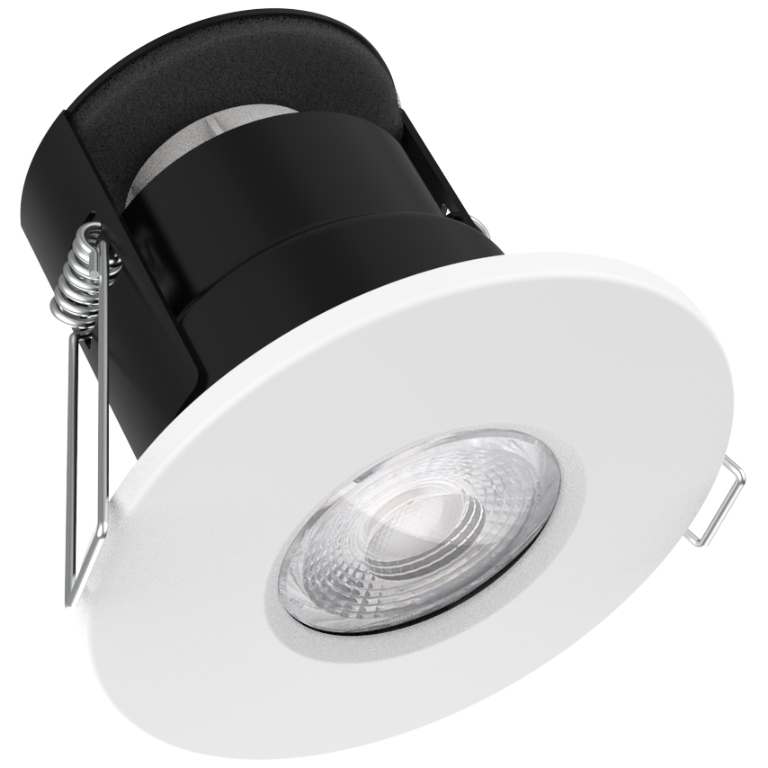 Kosnic Mauna IP65 White GU10 Downlight Fire Rated