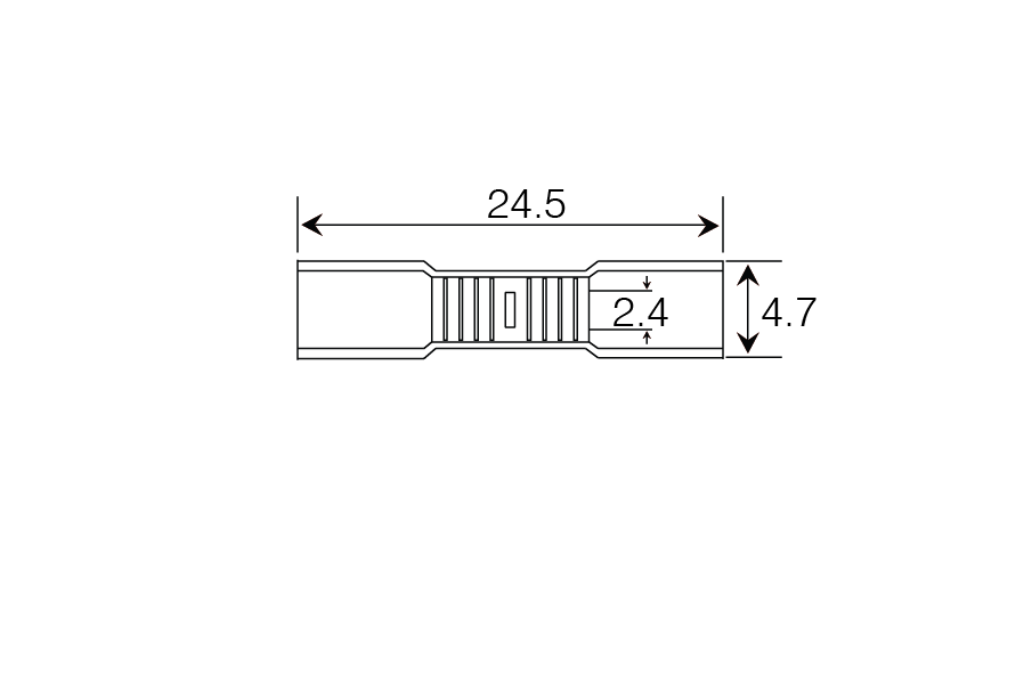 Pre Ins Terminal Blue Butt Splice - Image 2