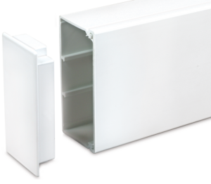 PVC Maxi Trunking End Cap 100X50 Maxi Trunking