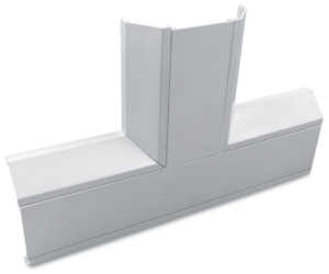 PVC Trunking Flat Tees - Dado Chamfered