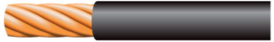 6491X1.5BLK black Single Core Conduit cable Wiring PVC, 100m Reel