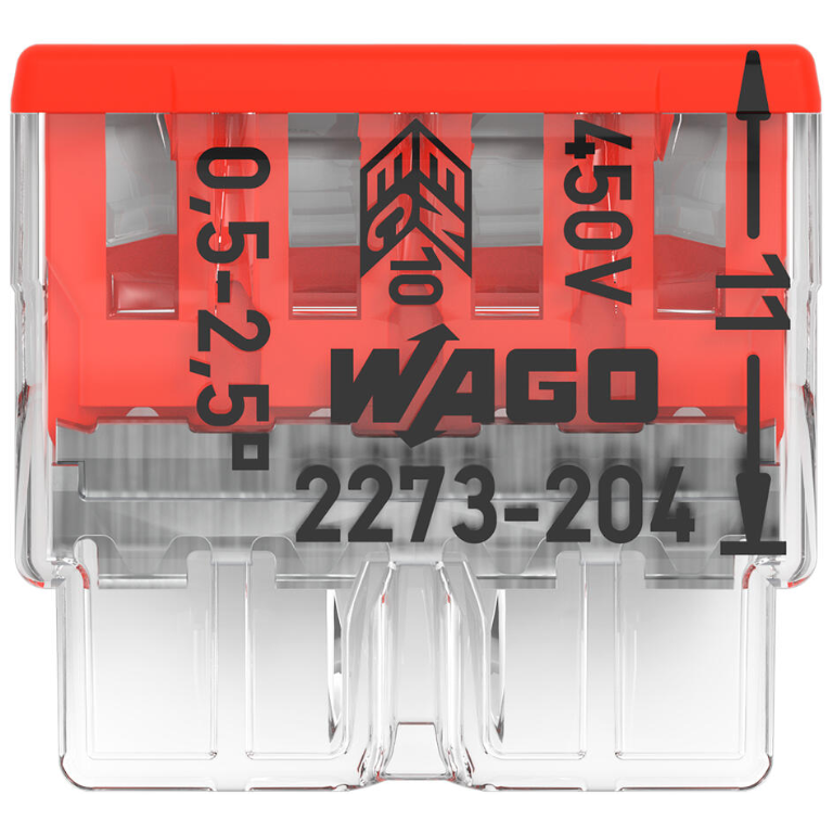 Mini 2.5mm2 Push Wire Connector 4 Pole Box Box Of 100 - Image 6