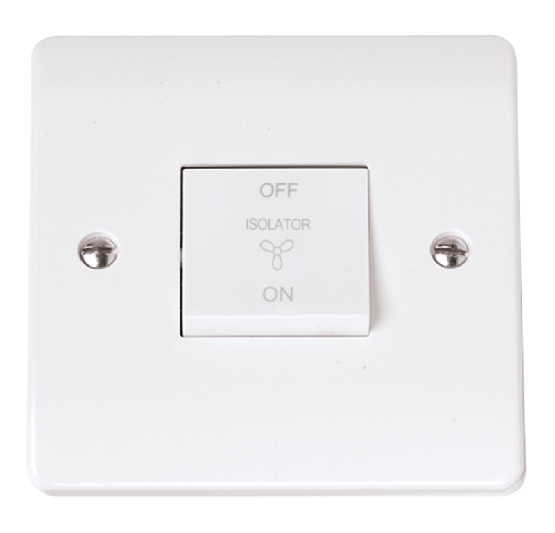 10A 3 Pole Fan Isolation Switch