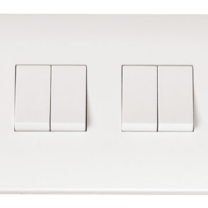 Click CMA019 Plateswitch 4G 2W 10A Whi