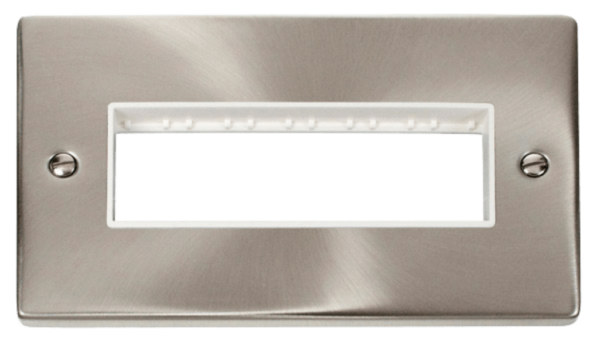 Click VPSC426WH Frontplate 2G 6Aperture