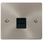 Click FPBS125BK Socket Tel SecondSgl