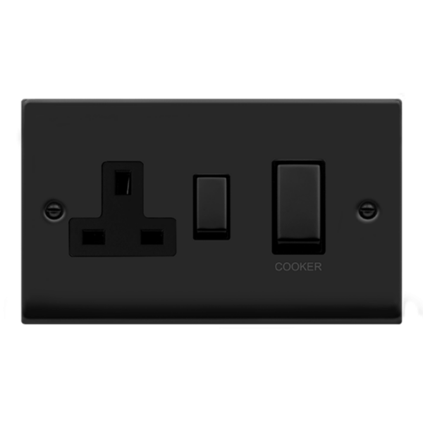 Click VPMB504BK Switch & 13A Socket 45A