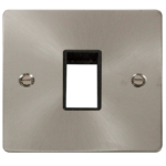 Click FPBS401BK Frontplate 1G 1Aperture