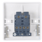 Click CMA012 Plateswitch 2G 2W 10A Whi