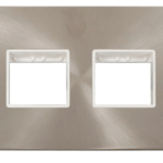 Click FPBS404WH Frontplate 2G 4Aperture