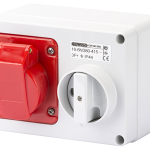 Gewiss GW66008 Socket 16A 380V 3P+E