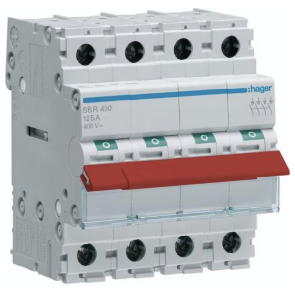 Hager JK11004S Switch Discon 4P 100A