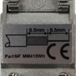 Click MM415WH Socket CoAx Male Whi