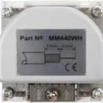 Click MM440BK Socket Sat 1& 2 Blk
