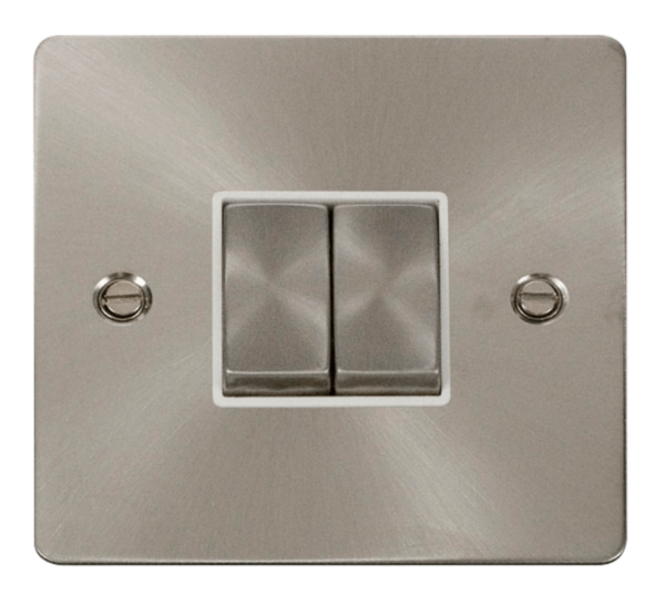 Click FPBS412WH Plateswitch 2G 2W10A
