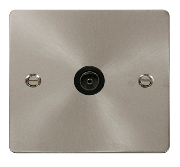 Click FPBS065BK Socket CoAx Single