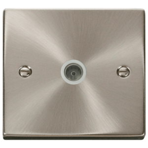 Click VPSC065WH Socket CoAx Single SC