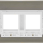 Click VPSC404WH Frontplate 2G 4Aperture