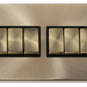 Click VPAB416BK Plateswitch 6G 2W 10A AB