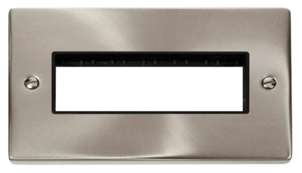 Click VPSC426BK Frontplate 2G 6Aperture