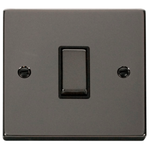 Click VPBN411BK Plateswitch 1G 2W 10A BN