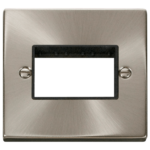 Click VPSC403BK Frontplate 1G 3Aperture