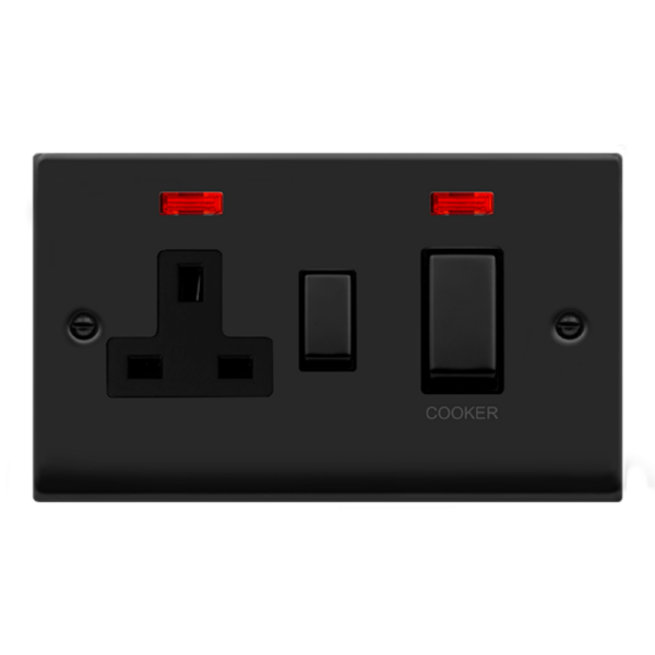 Click VPMB505BK Switch & 13A Socket 45A