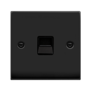 Click VPMB120BK Socket Tel Master Sgl MB