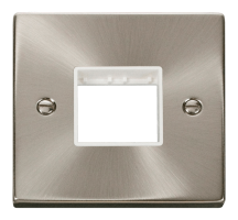 Click VPSC402WH Frontplate 1G 2Aperture