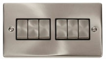 Click VPSC416BK Plateswitch 6G 2W 10A SC