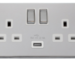 Click VPCH570WH Socket 2G Swd & USB 13A