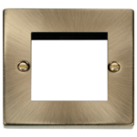 Click VPAB311 Frontplate 1G 2Module