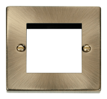 Click VPAB311 Frontplate 1G 2Module