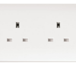 Click CMA032 Socket 2Gang 13A Whi