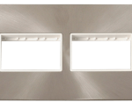 Click FPBS406WH Frontplate 2G 6Aperture