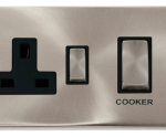 Click VPSC504BK Switch & 13A Socket 45A