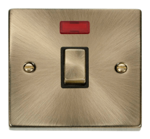 Click VPAB723BK Ingot Switch+Neon DP 20A