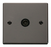 Click VPBN065BK Socket CoAx Single BN