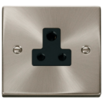 Click VPSC038BK Socket 1G Unswd 5A SC