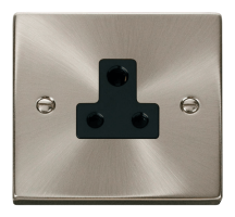 Click VPSC038BK Socket 1G Unswd 5A SC