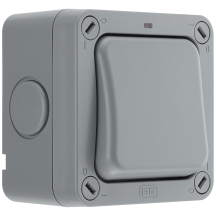 BG WP12 IP66 Switch 1 Gang 2 Way 20A