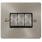 Click FPBS413BK Plateswitch 3G 2W10A